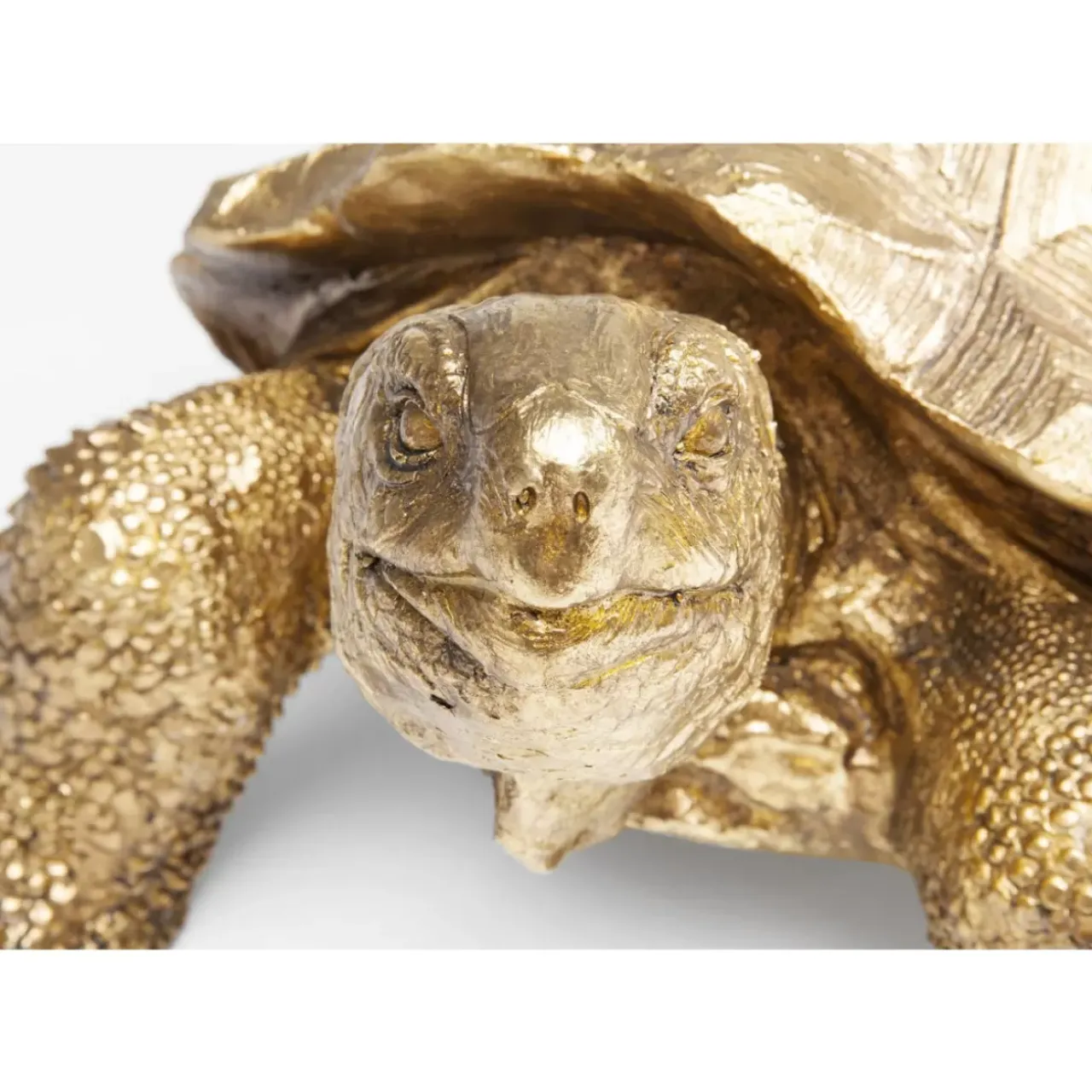 Deko & Geschenkartikel-KARE Design Deko Figur Turtle Gold Medium