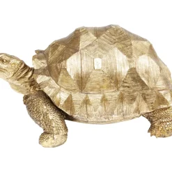 Deko & Geschenkartikel-KARE Design Deko Figur Turtle Gold Medium