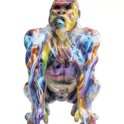 Deko & Geschenkartikel-KARE Design Deko Figur Watching Gorilla Bunt