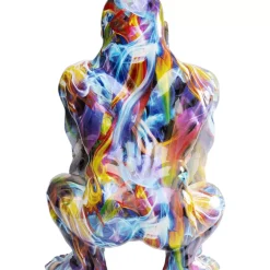 Deko & Geschenkartikel-KARE Design Deko Figur Watching Gorilla Bunt