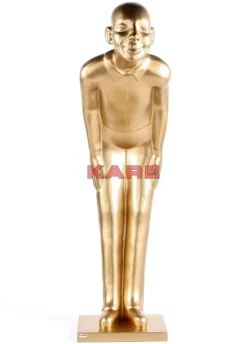 Deko & Geschenkartikel-KARE Design Deko Figur Welcome Guests Gold Xl