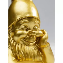 Deko & Geschenkartikel-KARE Design Deko Figur Zwerg Gold 21Cm