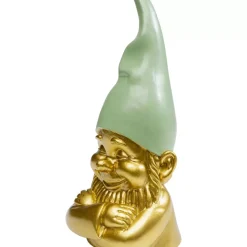 Deko & Geschenkartikel-KARE Design Deko Figur Zwerg Gold Grun 21Cm