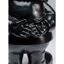 Deko & Geschenkartikel-KARE Design Deko Figur Zwerg Standing Schwarz Gold 61Cm
