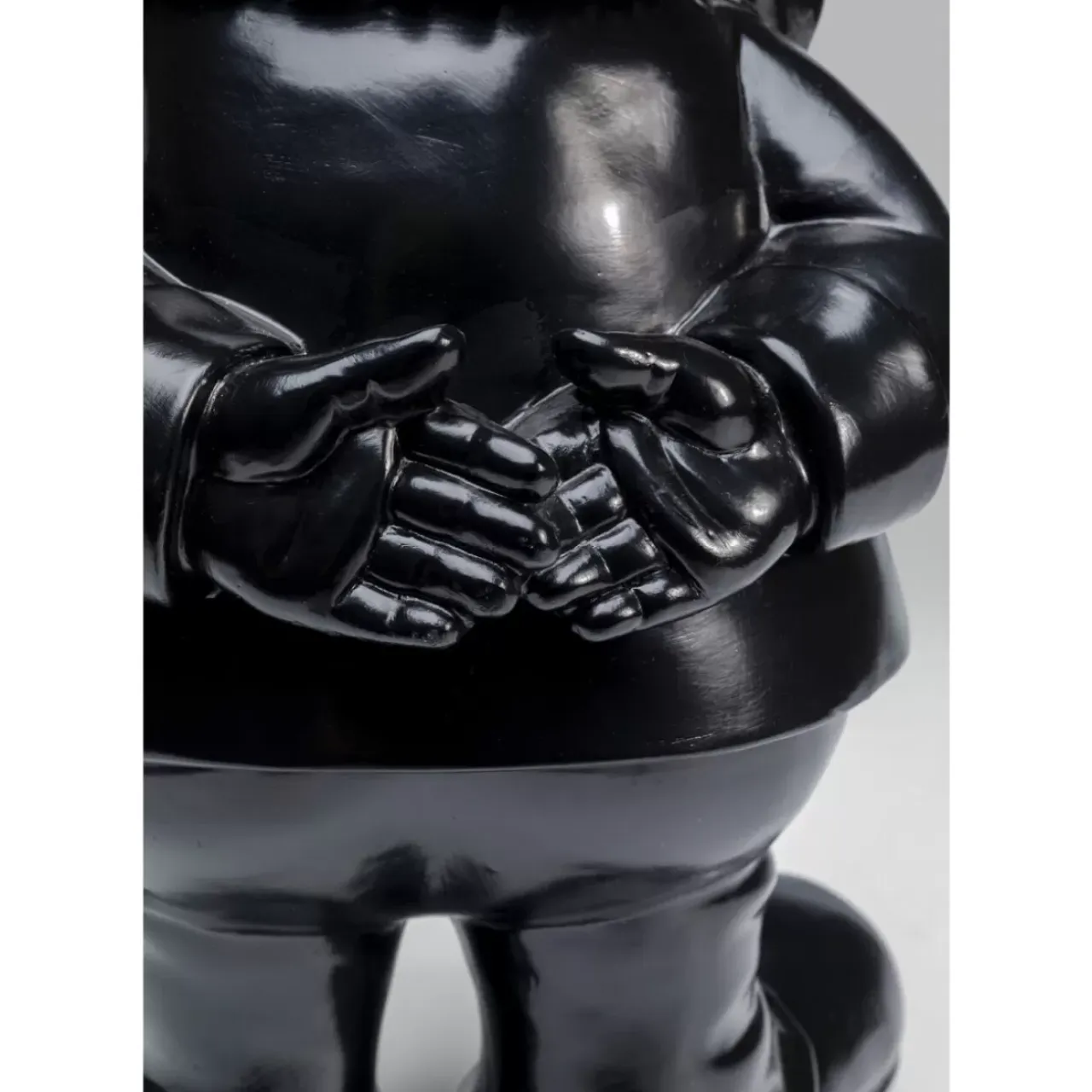 Deko & Geschenkartikel-KARE Design Deko Figur Zwerg Standing Schwarz Gold 61Cm
