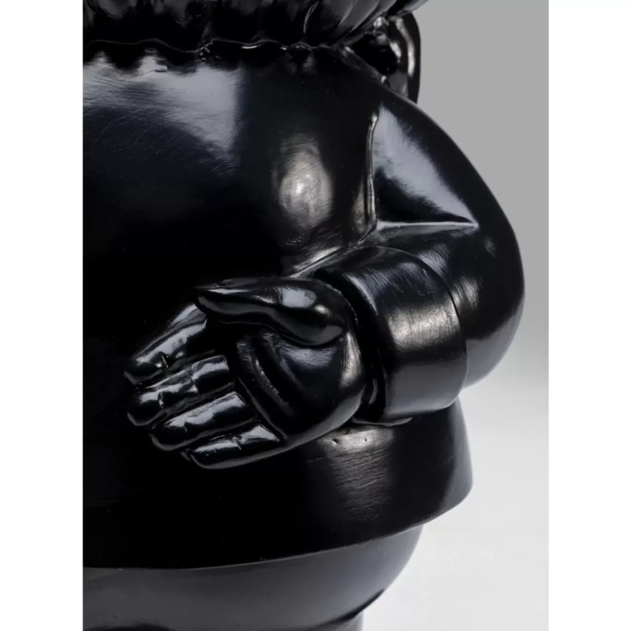 Deko & Geschenkartikel-KARE Design Deko Figur Zwerg Standing Schwarz Gold 46Cm