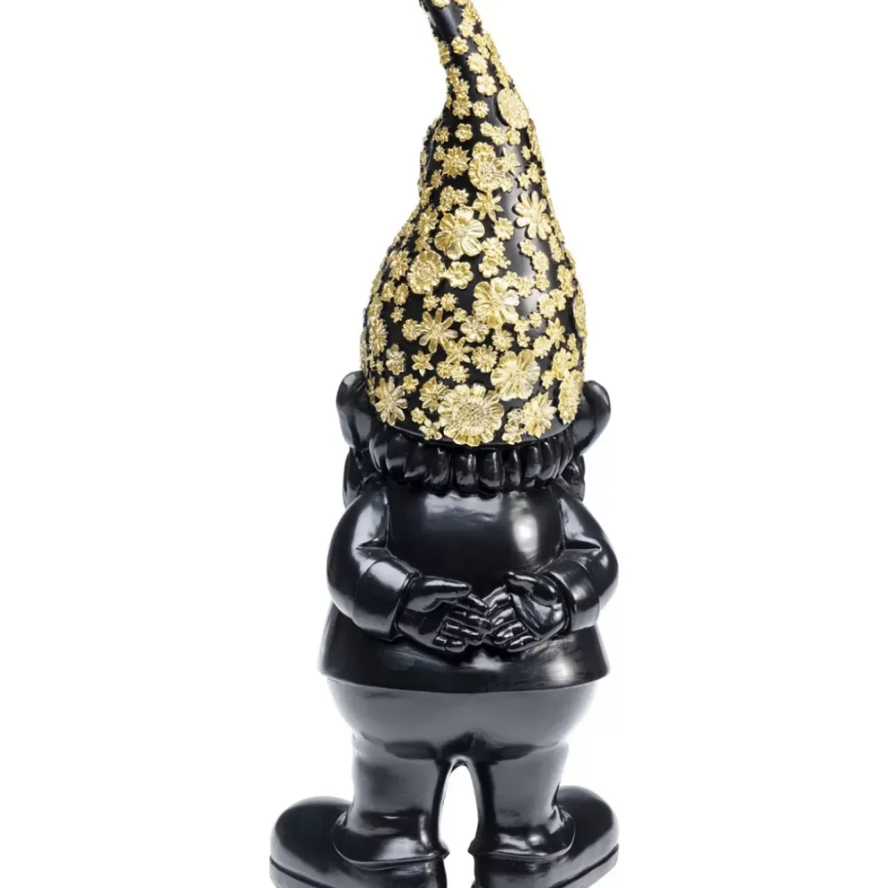 Deko & Geschenkartikel-KARE Design Deko Figur Zwerg Standing Schwarz Gold 30Cm