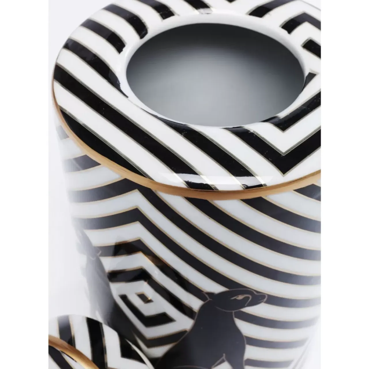 Deko & Geschenkartikel-KARE Design Deko Gefas Panther 25Cm