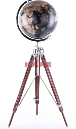Deko & Geschenkartikel-KARE Design Deko Globus Earth Schwarz