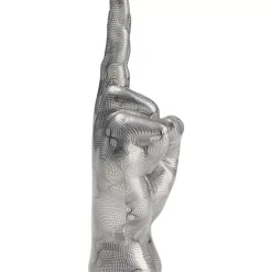 Deko & Geschenkartikel-KARE Design Deko Hand Victory Grau