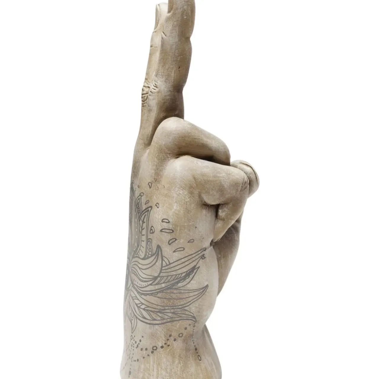 Deko & Geschenkartikel-KARE Design Deko Hand Victory Tattoo Eye 36Cm