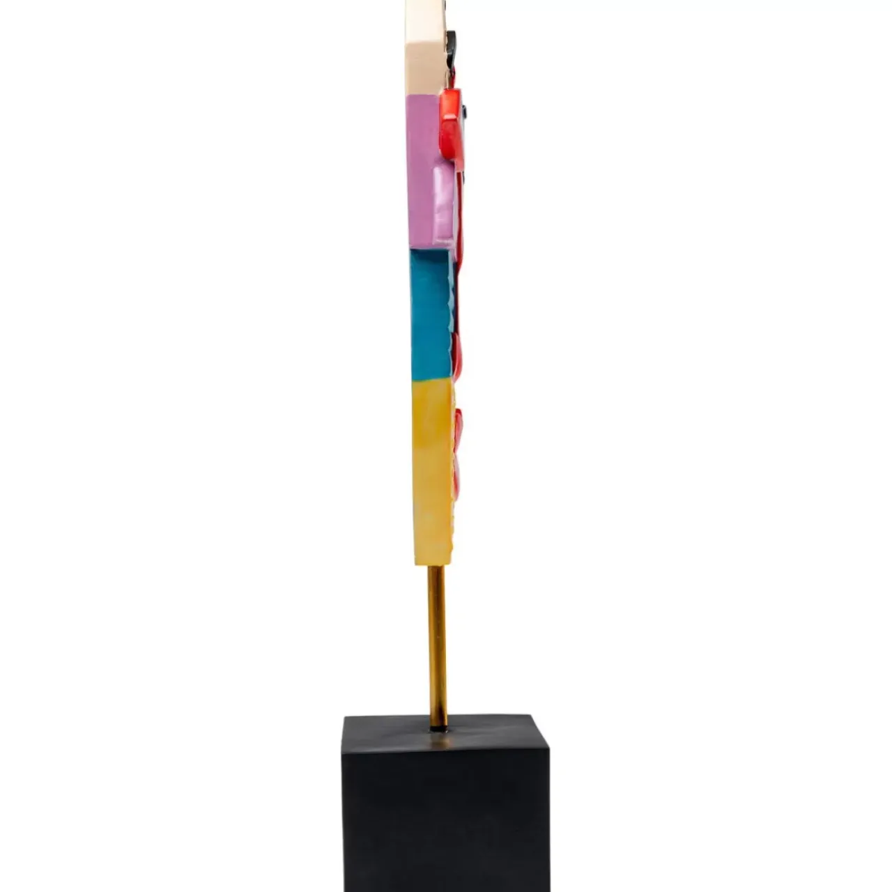 Deko & Geschenkartikel-KARE Design Deko Objekt Abstract Face Multicolour 52Cm