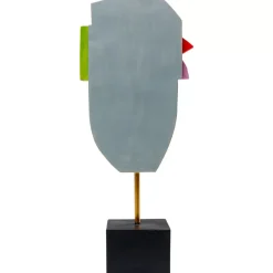 Deko & Geschenkartikel-KARE Design Deko Objekt Abstract Face Multicolour 52Cm