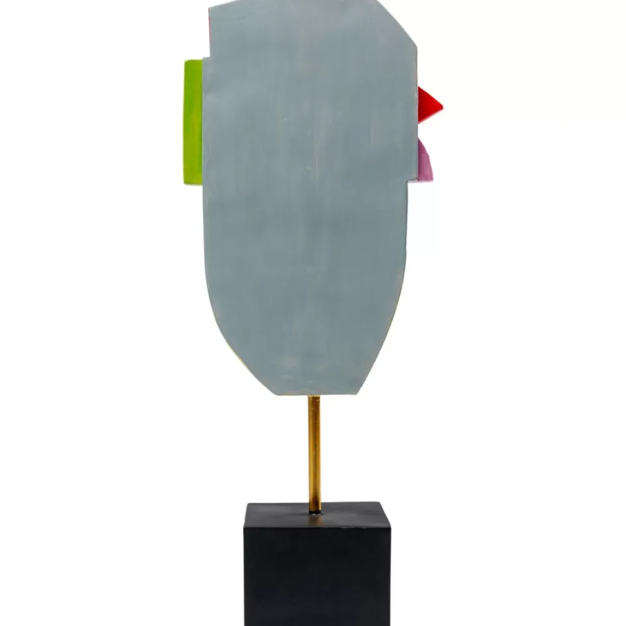 Deko & Geschenkartikel-KARE Design Deko Objekt Abstract Face Multicolour 52Cm