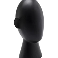 Deko & Geschenkartikel-KARE Design Deko Objekt Abstract Face Schwarz 34Cm