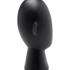 Deko & Geschenkartikel-KARE Design Deko Objekt Abstract Face Schwarz 34Cm