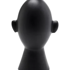Deko & Geschenkartikel-KARE Design Deko Objekt Abstract Face Schwarz 34Cm