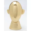 Deko & Geschenkartikel-KARE Design Deko Objekt Abstract Face Gold 28Cm