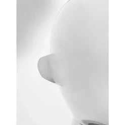 Deko & Geschenkartikel-KARE Design Deko Objekt Abstract Face Silber 22Cm