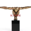 Deko & Geschenkartikel-KARE Design Deko Objekt Athlet Bronze