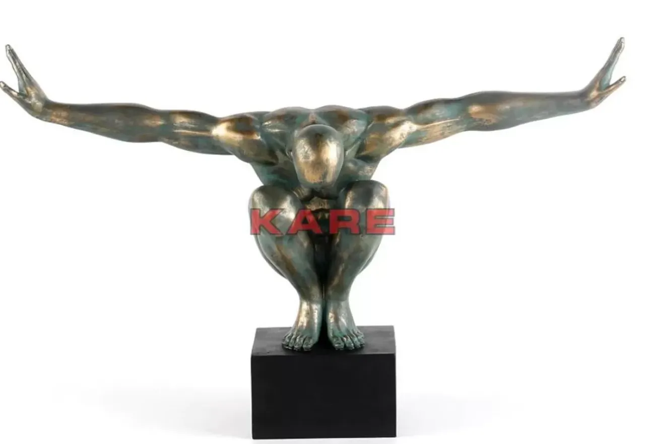 Deko & Geschenkartikel-KARE Design Deko Objekt Athlete Xl Antik Grun