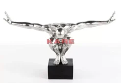 Deko & Geschenkartikel-KARE Design Deko Objekt Athlete Xl Silber