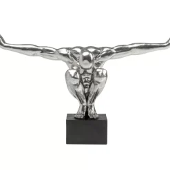 Deko & Geschenkartikel-KARE Design Deko Objekt Athlete Xl Silber