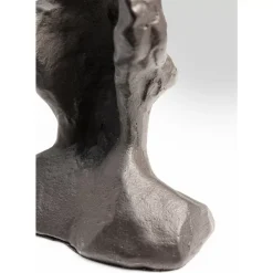 Deko & Geschenkartikel-KARE Design Deko Objekt Bearded Man Anthrazit 11Cm