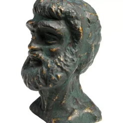 Deko & Geschenkartikel-KARE Design Deko Objekt Bearded Man Grau 11Cm