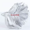 Deko & Geschenkartikel-KARE Design Deko Objekt Betta Fish Silber Klein