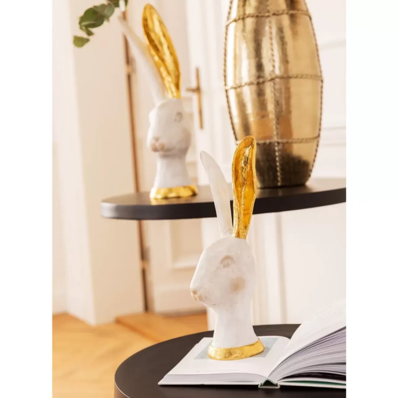 Deko & Geschenkartikel-KARE Design Deko Objekt Bunny Gold 30Cm
