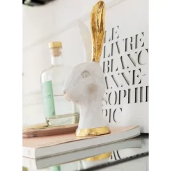 Deko & Geschenkartikel-KARE Design Deko Objekt Bunny Gold 30Cm