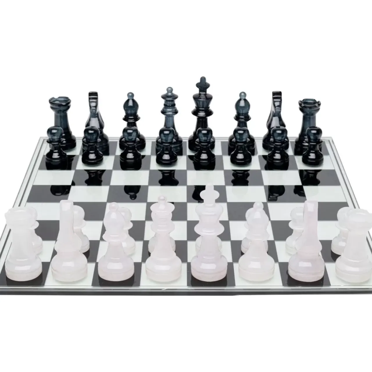 Sonstiges & Zubehör Accessoires-KARE Design Deko Objekt Chess Transparent 60X60Cm