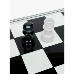 Sonstiges & Zubehör Accessoires-KARE Design Deko Objekt Chess Transparent 60X60Cm