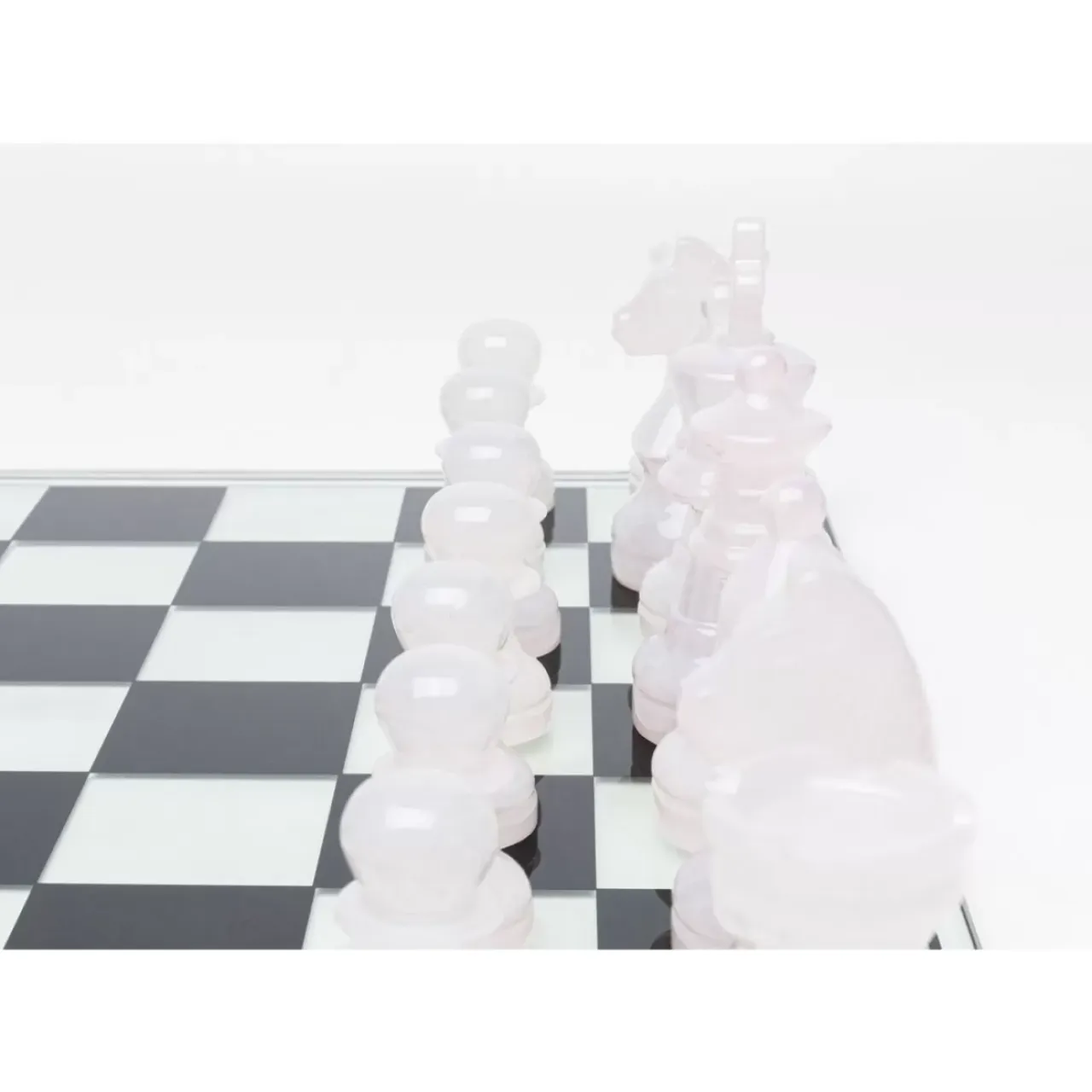 Sonstiges & Zubehör Accessoires-KARE Design Deko Objekt Chess Transparent 60X60Cm