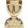 Deko & Geschenkartikel-KARE Design Deko Objekt Daisy Head Gold 19Cm