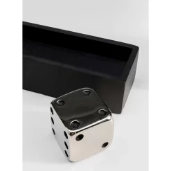 Sonstiges & Zubehör Accessoires-KARE Design Deko Objekt Dices Silber 20X6Cm