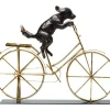 Deko & Geschenkartikel-KARE Design Deko Objekt Dog With Bicycle
