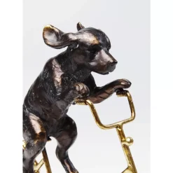 Deko & Geschenkartikel-KARE Design Deko Objekt Dog With Bicycle