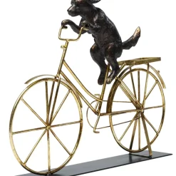 Deko & Geschenkartikel-KARE Design Deko Objekt Dog With Bicycle