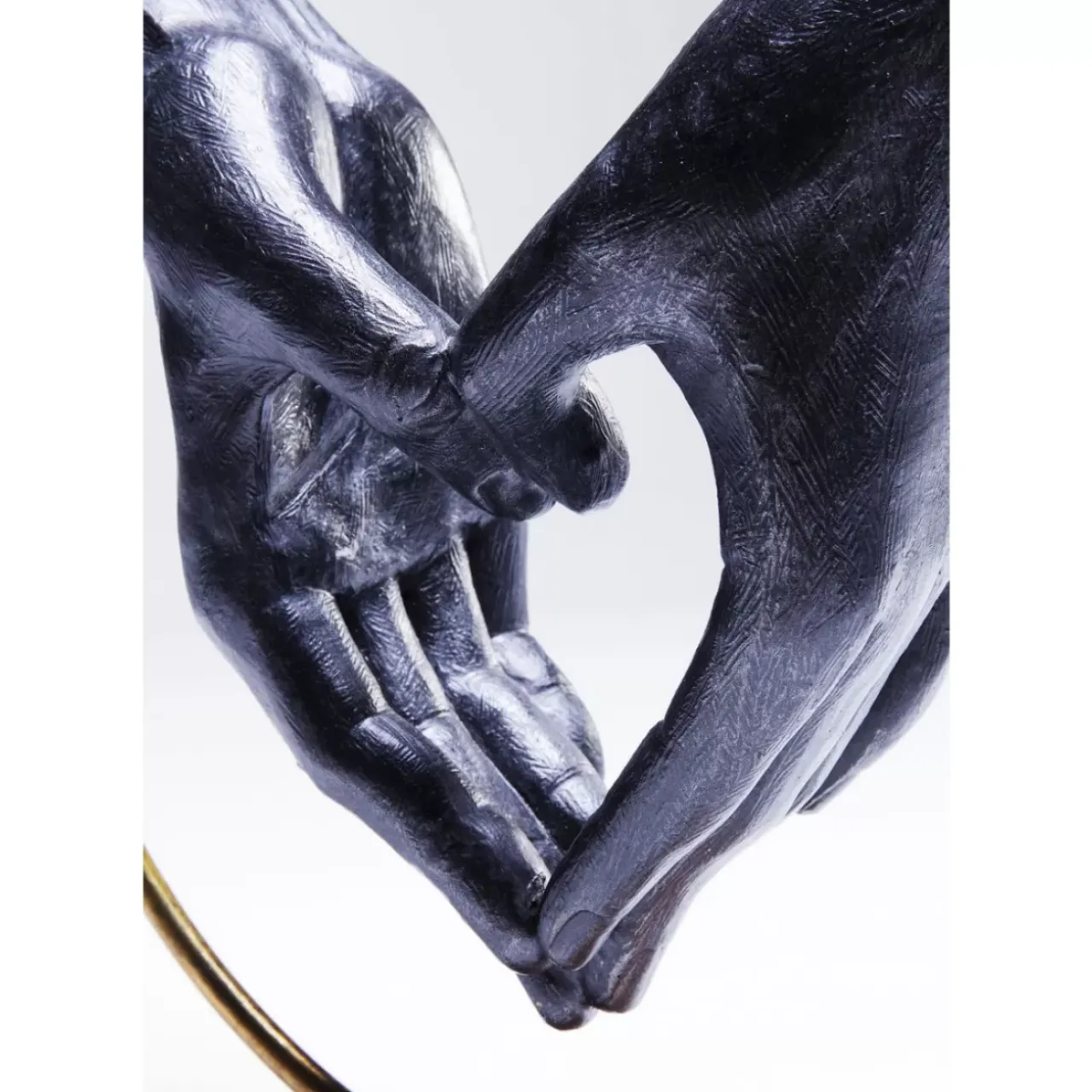 Deko & Geschenkartikel-KARE Design Deko Objekt Elements Heart Hand 33,5Cm