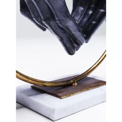 Deko & Geschenkartikel-KARE Design Deko Objekt Elements Heart Hand 33,5Cm