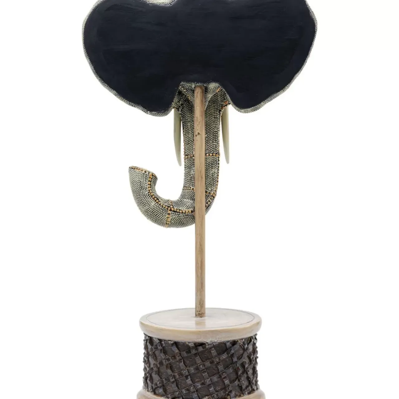 Deko & Geschenkartikel-KARE Design Deko Objekt Elephant Head Pearls 49Cm