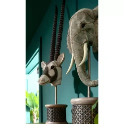 Deko & Geschenkartikel-KARE Design Deko Objekt Elephant Head Pearls 76