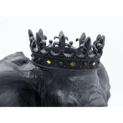 Deko & Geschenkartikel-KARE Design Deko Objekt Elephant Royal Schwarz 57Cm
