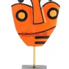 Deko & Geschenkartikel-KARE Design Deko Objekt Face Orange 50Cm