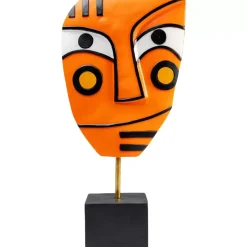 Deko & Geschenkartikel-KARE Design Deko Objekt Face Orange 50Cm
