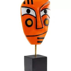 Deko & Geschenkartikel-KARE Design Deko Objekt Face Orange 50Cm