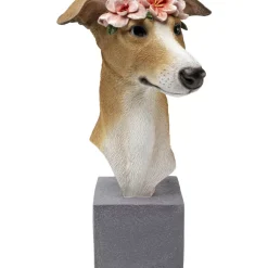 Deko & Geschenkartikel-KARE Design Deko Objekt Fiori Greyhound 47Cm