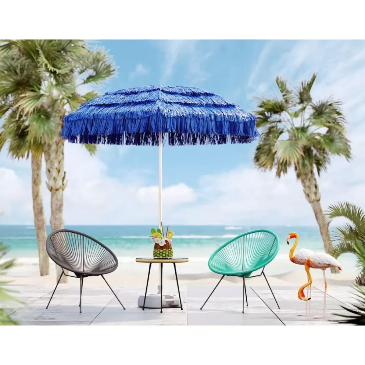 Deko & Geschenkartikel-KARE Design Deko Objekt Flamingo Road 75Cm
